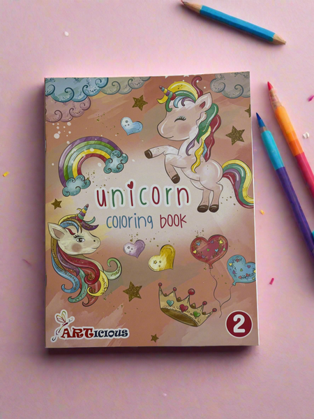 Unicorn Colouring Book