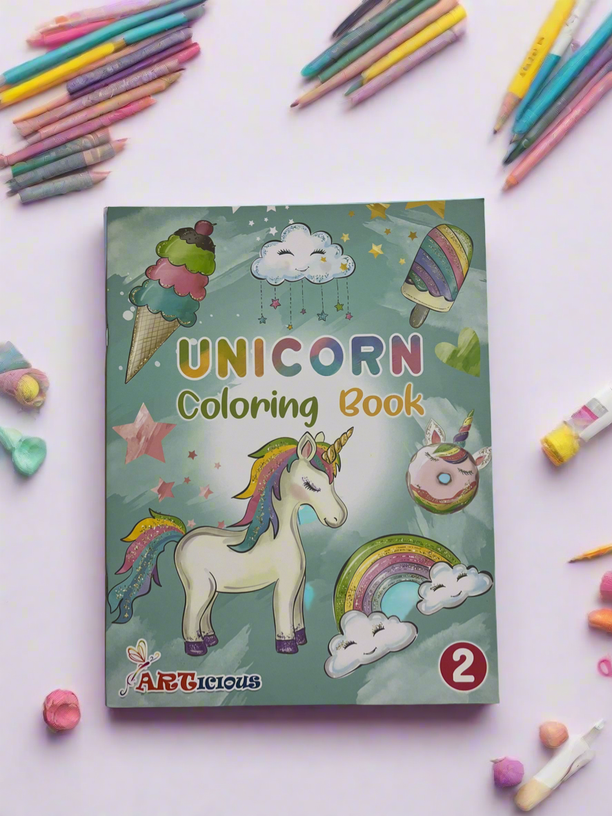 Unicorn Colouring Book