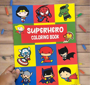 Superhero Colouring Book