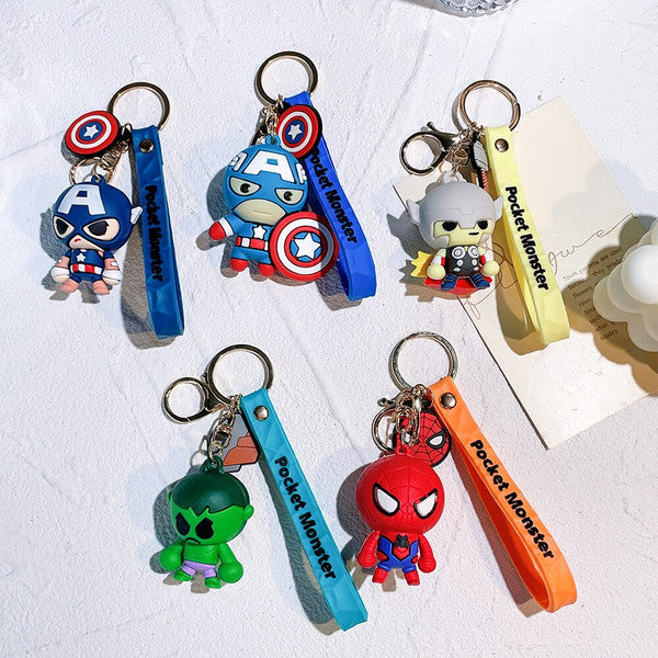 Superhero Keychains