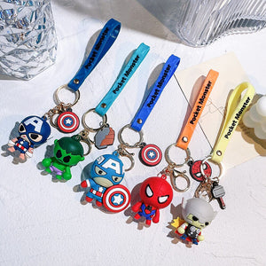 Superhero Keychains