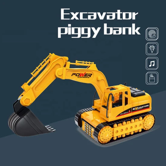 Excavator JCB Piggy Bank