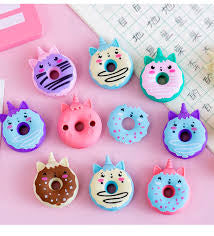 Mini Donut Unicorn Erasers